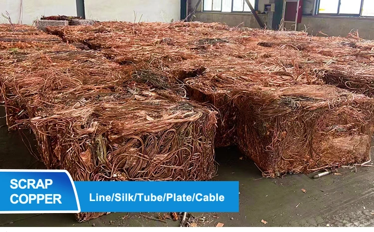 99.9% Pure Wholesale Bulk Export Buy Recycling Prices Used Scrap Metal Other Metal Copper Wire Scrap for Sale