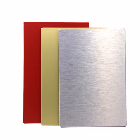 Foglio ACP per pannello composito in alluminio rivestito in PE PVDF in tinta unita