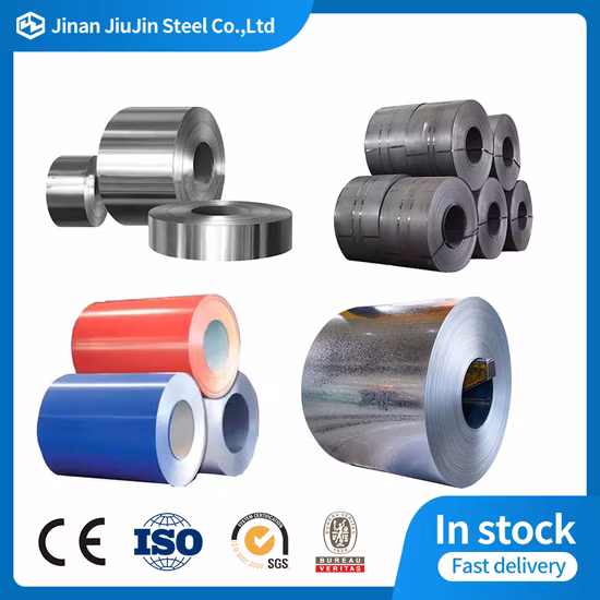 Preverniciato/Rivestito di colore/Galvanizzato/Rivestito di zinco/Galvalume/Alluminio/Rame al carbonio/Lega Monell/Ss400/A36/Z275/304/316L/430/904L/Inossidabile/PPGL/PPGI/Gi/Bobina d'acciaio
